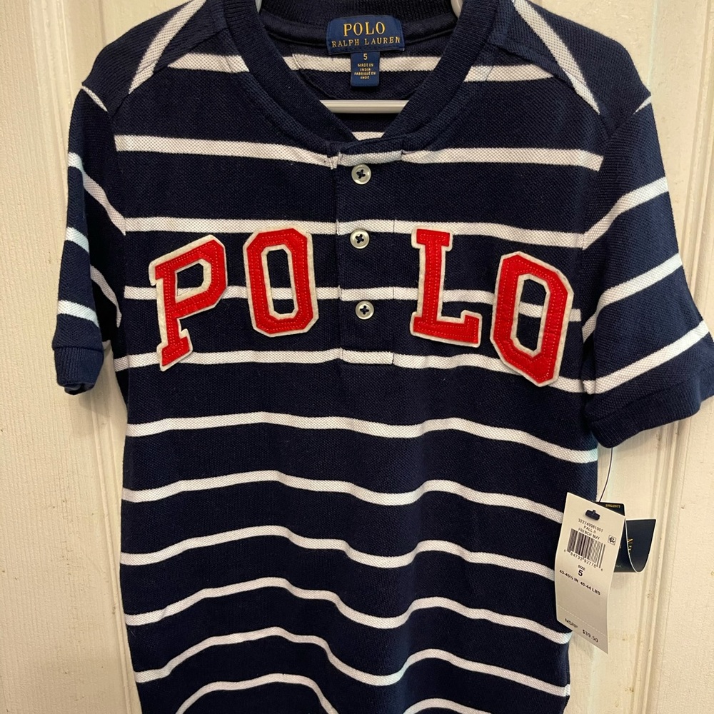 Polo Ralph Lauren little boy stripe shirt